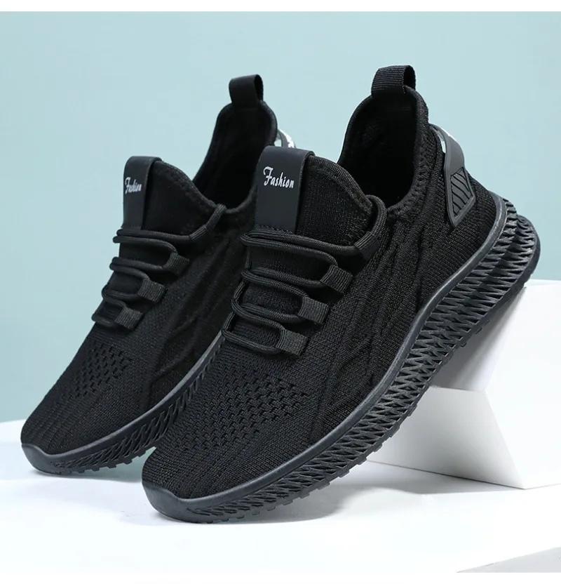 fashion Spring Yellow Casual Shoes Breathable Lightweight Sports Sneakers Women Lace-up 2024 Woman Fashionable Comfort Mesh Flat Shoes