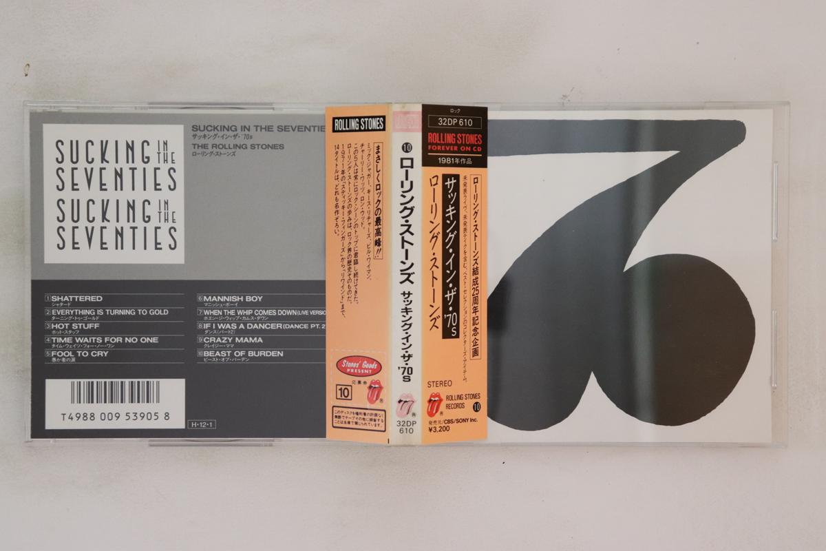 

CD ROLLING STONES - Sucking In The Seventies 32DP610 ROLLING STONES 1986 Japan Obi Rock Used