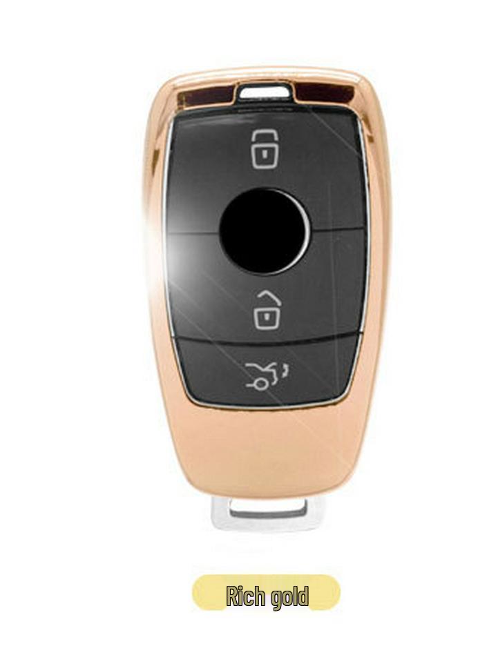 

Mercedes-Benz E-Class E350L/E320L S320 Soft TPU Car Key Shell Cover Universal Packaging without Logo