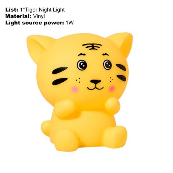 Tiger Night Light Endurance Decorative Kids Gift Bright Toddler Nursery Lamp for Kids