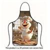 A Cute Cartoon Chicken Chef Apron - Durable Polyester Kitchen Apron Suitable for Cooking, Baking, And Gardening - a Fun Kitchen Gift for Home And Rest