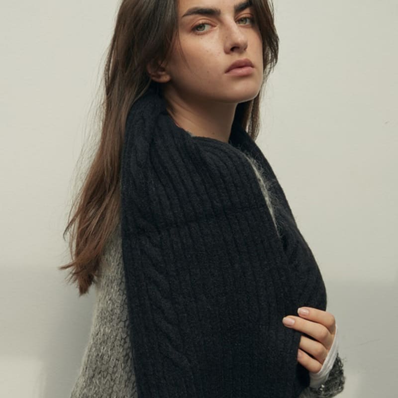 

RECLOW CREAMY Short Muffler Black FREE