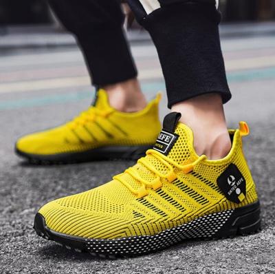 Sneakers Estive Scarpe da Corsa da Uomo Leggere di Alta Qualità Scarpe Casual in Rete di Design da Uomo con Lacci Scarpe da Tennis Sportive Outdoor