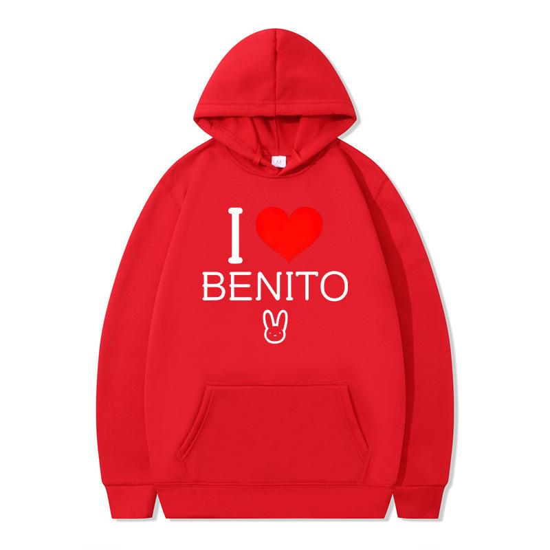 Autumn and winter new un verano sin ti bad bunny hoodie hooded sweater