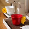 Fengge A511 Keramik-Kaffeetasse mit Barrenmünzen-Design