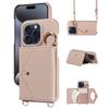 Leder-Handyhülle für Samsung GalaxyS25ultra S25plus S24ultra S24 S23FE S22 - Stoßfest mit langem Lanyard und Spiegel-Handyhülle