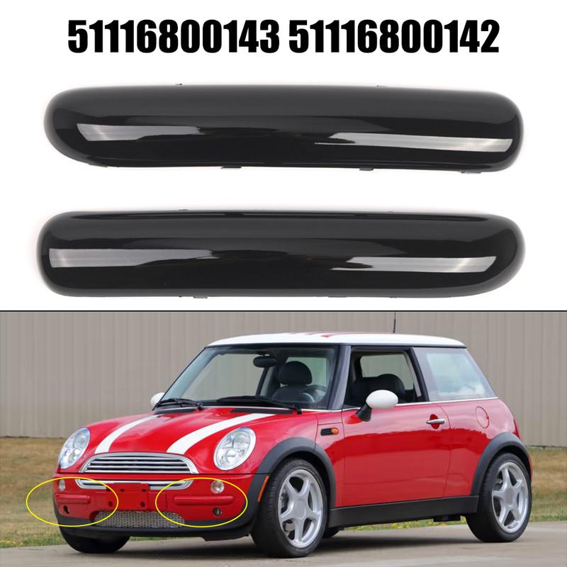 For Mini Cooper R50 Front Bumper Side Trim 2001 2004 Compatible Left and Right Sides with OEM 51116800143 for Front Bumper