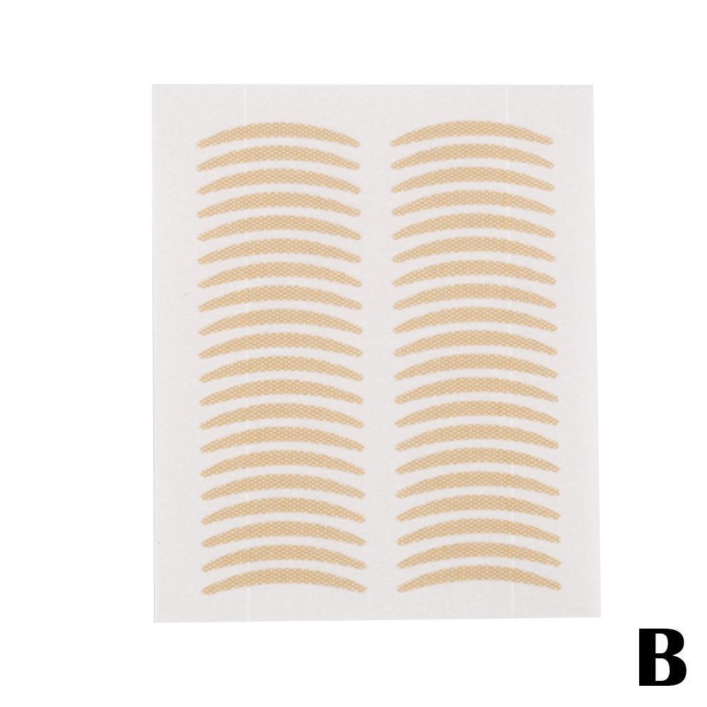 40Pcs Double Fold Eyelid Tape Sticker Lace Nature Clear Beige Stripe Self-adhesive Natural Eye Makeup Make Up With Tool New