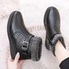 Cotton Shoes Women's Winter Plus Velvet Thick Snow Boots Wear-resistant Non-slip Thick-soled Short Boots