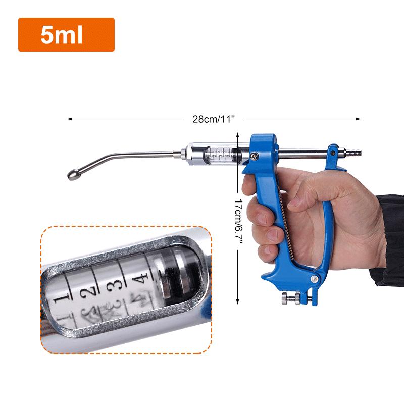 5/10/20/30ML Continuous Feeding Syringe Farm Pig Cow Breeding Animal Husbandry Continuous Drug Delivery Device Veterinarian Tool