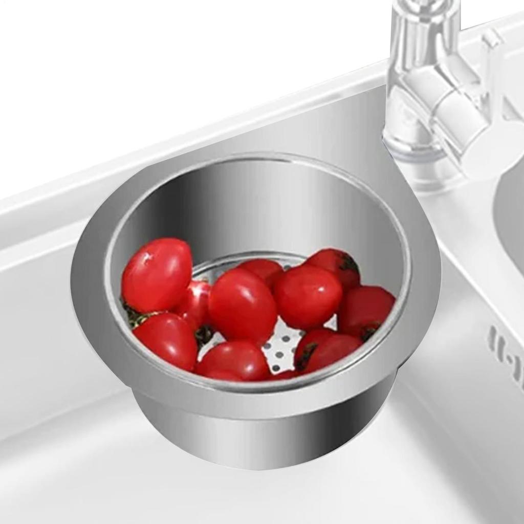 S/L Stainless Steel Swan Sink Filter Basket Kitchen Sink Dedicated Swan Filter Basket Hanging Drain Rack Kitchen Supplies