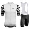 Outdoor Cycling Suit Men's Cycling Clothing Summer Bicycles Jersey Sets Mountain Bike Bib Shorts Motocross Triathlon Maillot Shirts Ciclismo