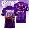 Kreator Band 3D Print T-shirt Men Women Fashion Hip Hop Street Short Sleeve Tops Tees Kids Clothes Men Camisetas Hombre