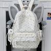 Schoolbag New Backpack Female Korean Version Ins Literary Small Fresh Wind Junior High School Student Backpack Large Capacity Casual Backpack