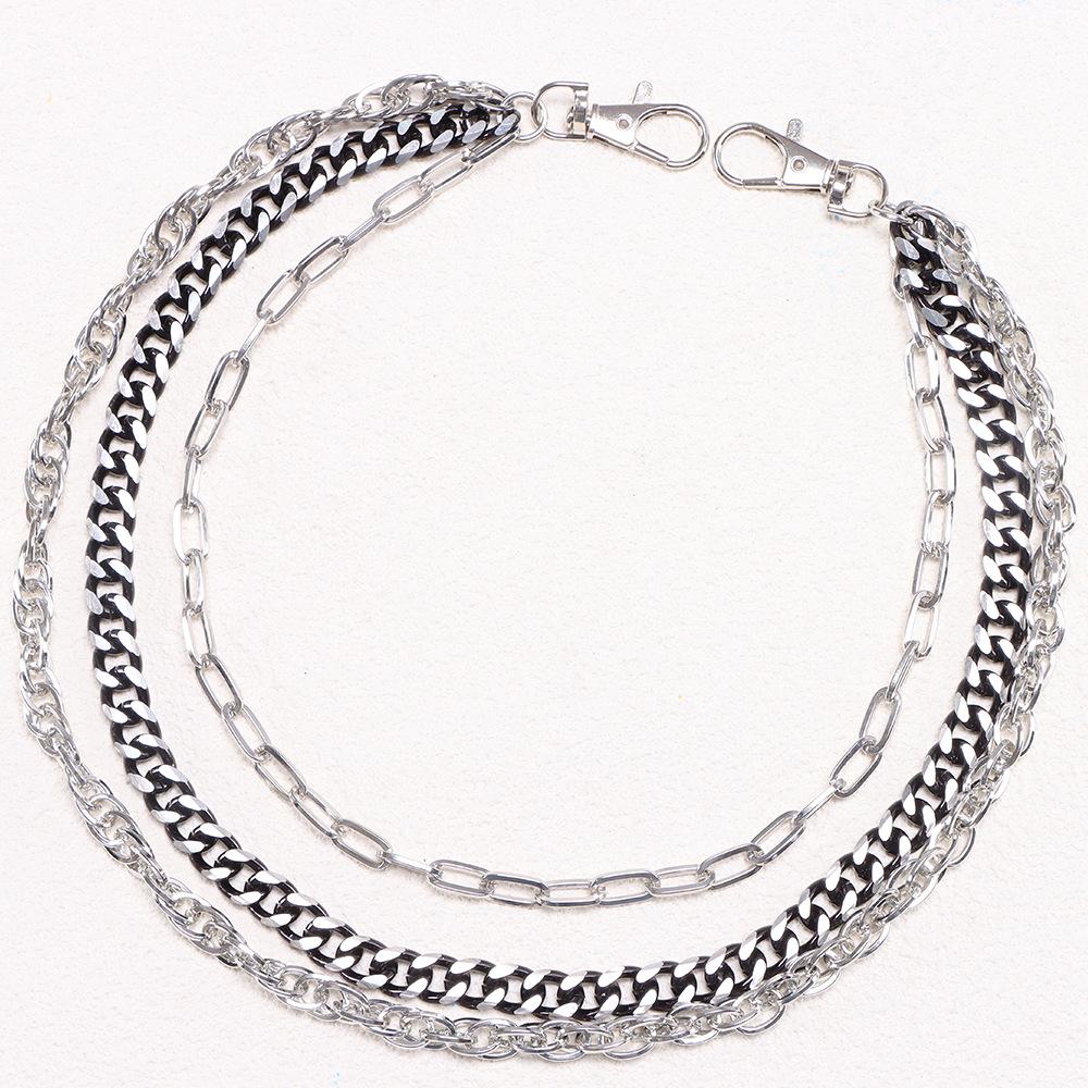 Stylish Multilayer Metal Chain Pants Accessory - Punk & Hip Hop Fashion