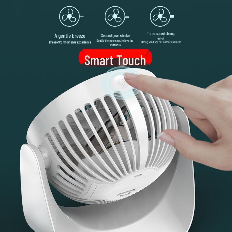 Portable Silent USB Mini Desktop Fan for Office and Dorms