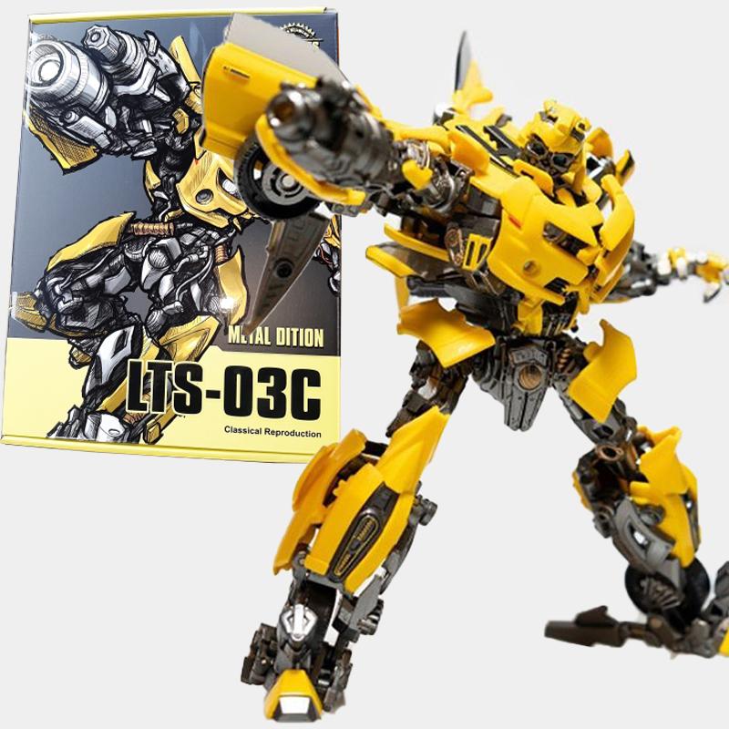 18CM Verwandlungsspielzeug Wespe Krieger Bumble Autobots Actionfigur Modell LTS03C Biene Gelenkig Maßstab Detailliert Beweglich Positionierbar Sammlerstück