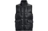 Down Vests Men's Black Stand Collar Moderate 1378837-001