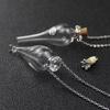 DIY Glass Bottle Necklace with Cork Stopper Wishing Potion Lucky Charm Choker