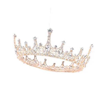 Braut-Kopfschmuck, Krone, Kuchendekoration, Hochzeitskleid, Hochzeitsaccessoires, Haarschmuck, ganze runde Krone