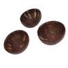 Coconut Bowl Set Leakage Proof Reusable Hand Polished Coconut Shell Bowls for Rice Dessert Salad Breakfast