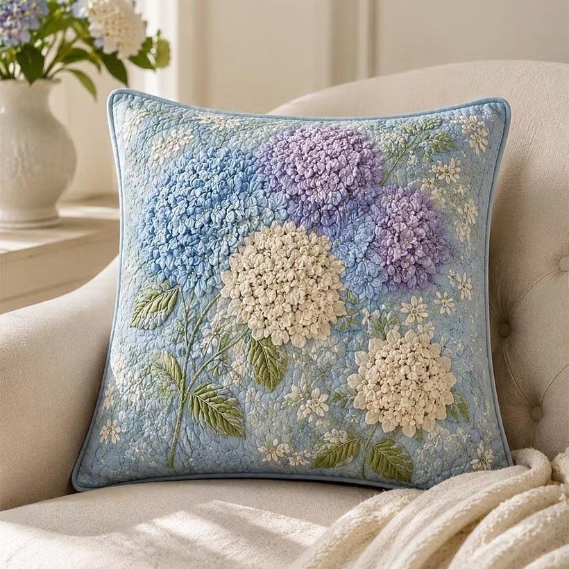 Quilting embroidery living room bedroom pillow cover 3D printing color pattern