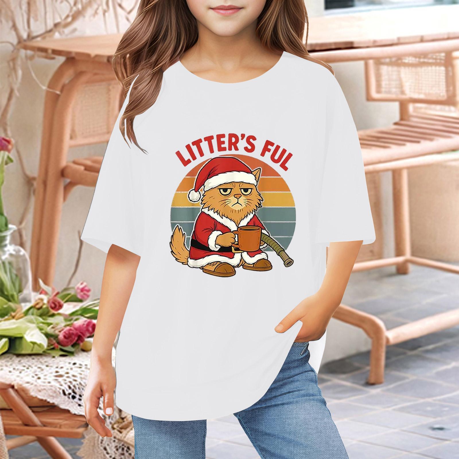 

Футболки для малышей, девочек и мальчиков, детские футболки с короткими рукавами и принтом для мальчиков и девочек 1-12 лет 160 белый