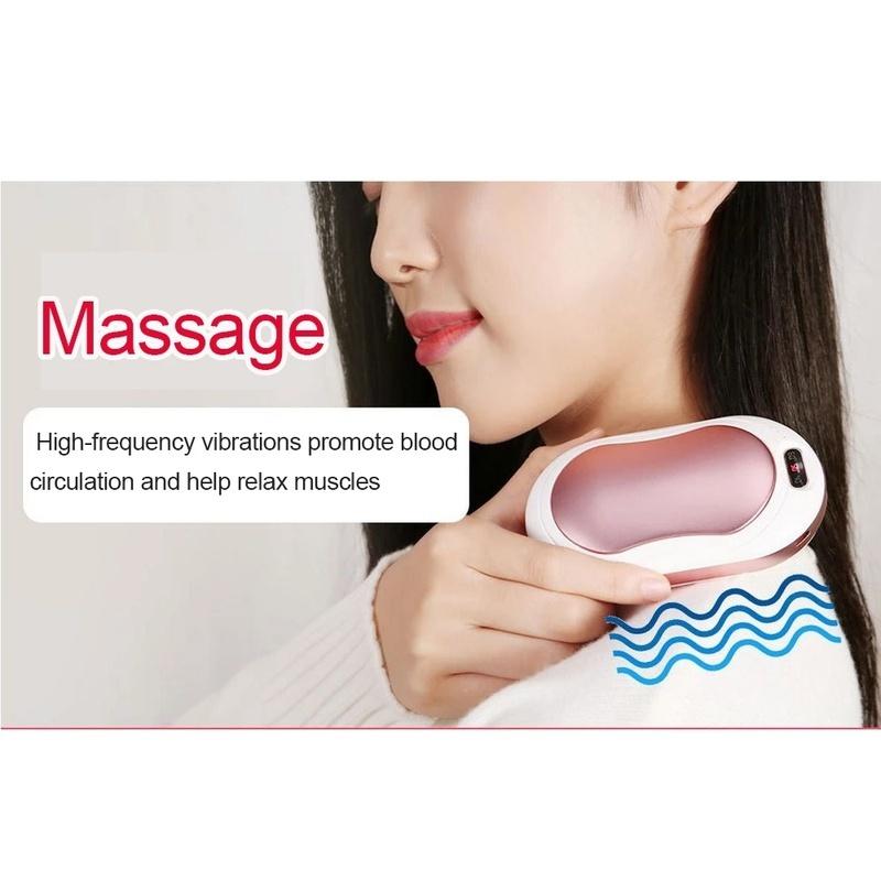 Hand Warmer 10000 MAh USB Power Bank Electric Portable Pocket Hand Warmer Digital Display Multi-Function Pocket Cloth Bag