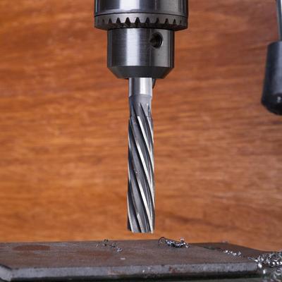 Alesatore a spirale, mandrino HSS, impugnatura dritta, alesatore manuale, alesatore per giunti, alesatore conico, alesatore conico, tirante