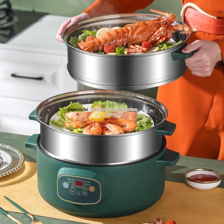 Cuiseur vapeur électrique intelligent multi-niveaux: Grande Capacité, Trois Couches, pour un Usage Domestique Multifonctionnel
