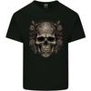 A Gothic Skull With Roses Kids T-Shirt Childrens