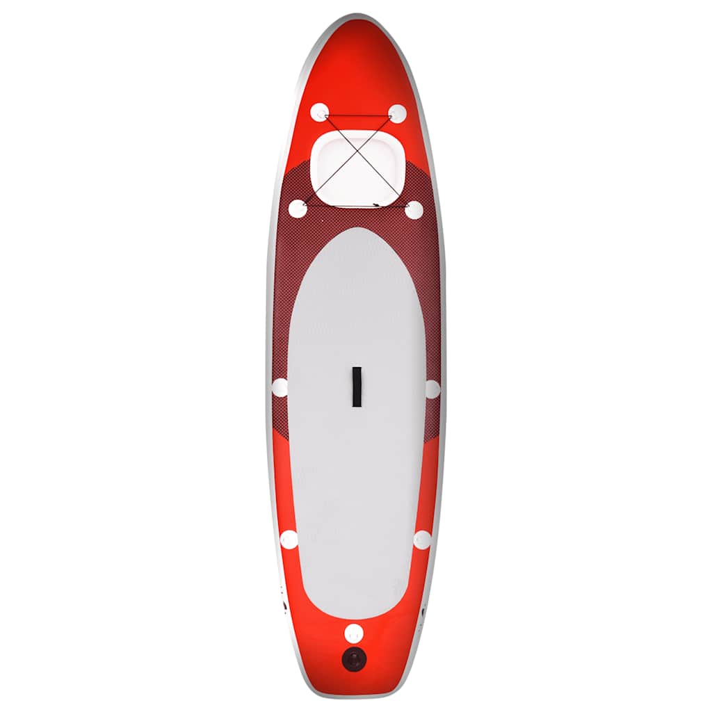 Vidaxl Inflatable Sup Board With Accessories, Red, 330X76X10 Cm
