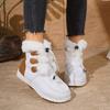Fashion Shoes Female 2024 Plus Size Snow Women's Boots Classics Ankle Boots Women Round Toe Low Heel Elastic Band Warm Shoes Women