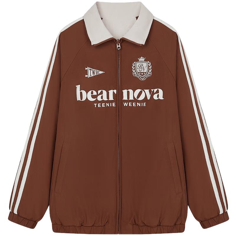 Teenie Weenie Bear Reversible Color-Block Fleece Jacket S