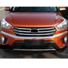 Cover Bumper Engine Chrome For Hyundai Creta IX25 2014 2015 2016 2017 2018  Trim Front Racing Grid Grill Grille Frame 3PCs
