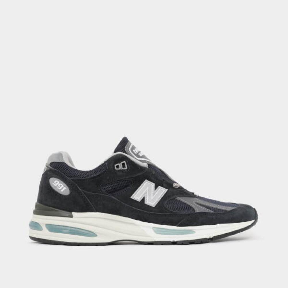 

New Balance 25ss New Val 991v2 Made In Uk Dark Navy Smoked Pearl 9.5