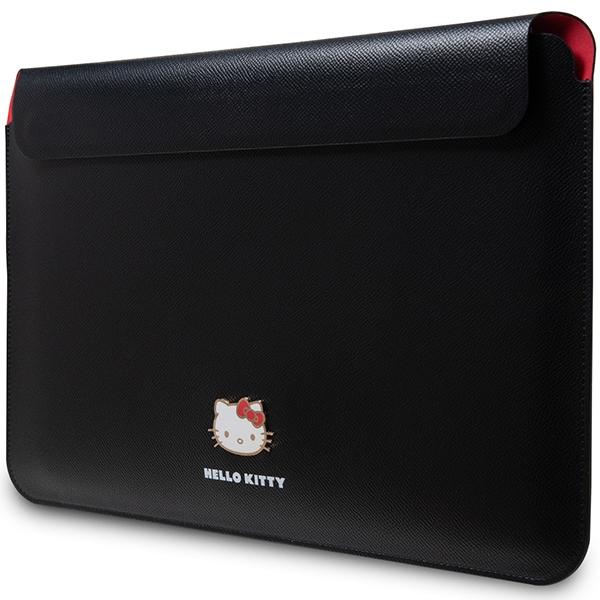 Pokrowiec do laptopa 14" Hello Kitty Metal Logo Czarny