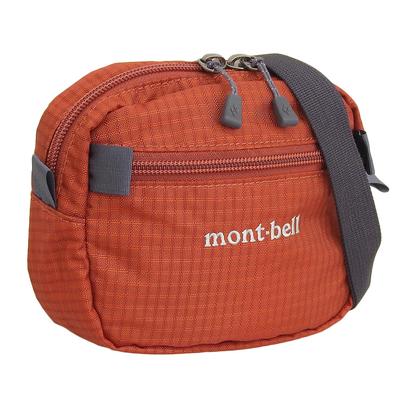 Montbell Men's and Women's Shoulder Bag/Waist Pouch, 1.0L Nylon Belt Pouch, 1123774 (Orange (TERA)/Orange)