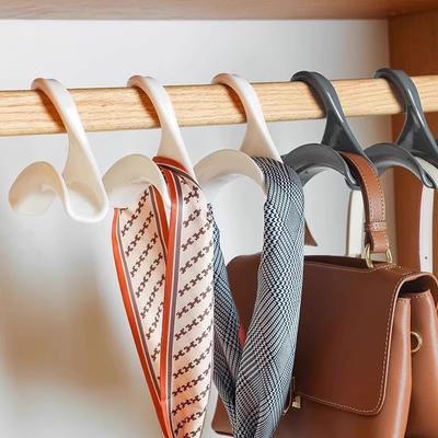Haczyk na torbę haczyk łukowy na torebkę wieszak na torby do powieszenia w szafie wieszak na krawaty szale jedwabne klamra do zawieszania szalików wieszak na szaliki półka do przechowywania w szafie