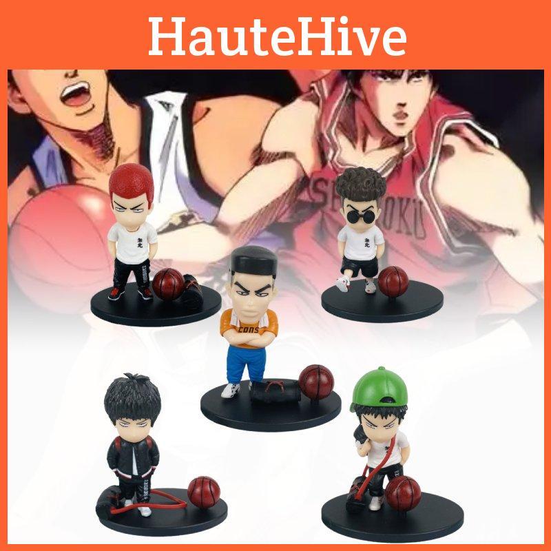 5pcs The First Slam Role Pvc Toy Model Desktop Decoration Christmas Gift