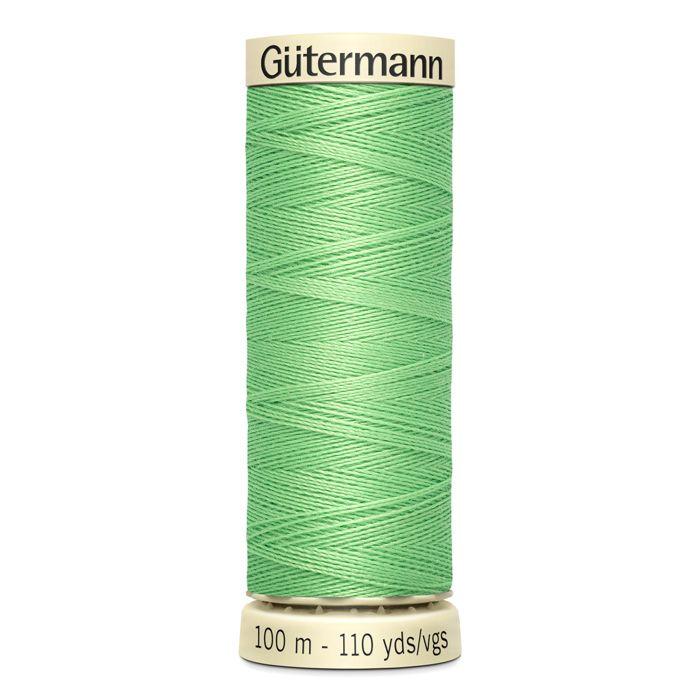Set of 5 Spools 100m 100% Polyester Thread Gutermann Ref 788988 - Att 154 - Celery Green