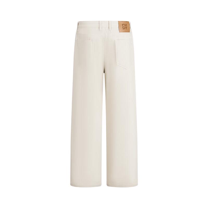 Navigare Men's Brushed Cotton Casual Straight-Leg Trousers