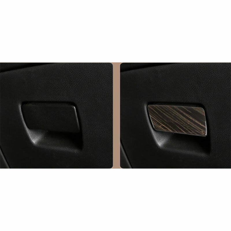 Co-Pilot Storage Box Handle Cover Trim Black Wood Grain For Cadillac XT5 16-