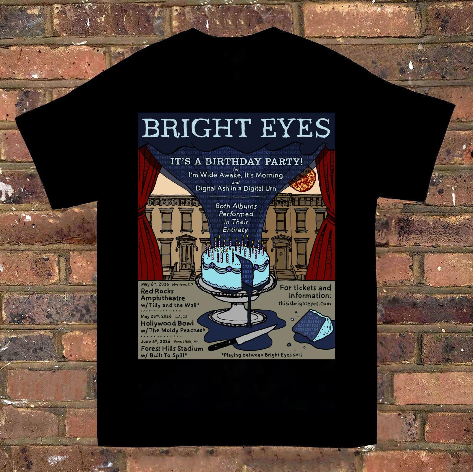 New Bright Eyes Band Tour Unisex T-Shirt Cotton S-2345XL QA1681 S