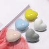3pcs Charming Ceramic Heart Cupboard Pulls Kids Friendly Easy To Install Decorative Drawer Handles for Nursery & Home