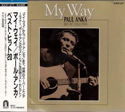 CD PAUL ANKA - Paul Anka Best Hit 20 30CP317 Japan Pop Used
