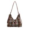 Woolen Tote Bag For Women Large Capacity With Zipper Closure For Daily Use