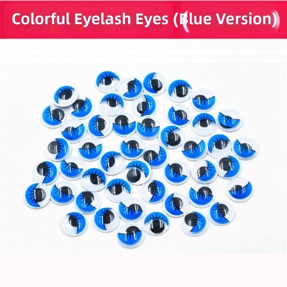 50/100pcs/bag with Eyelashes Colorful Activity Eyeballs 3D DIY Kindergarten