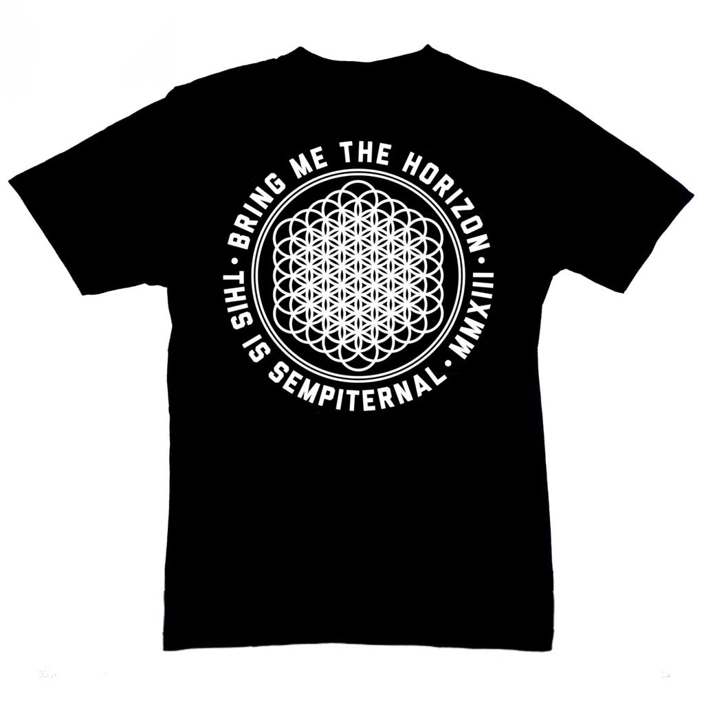Bring Me the Horizon Koszulka Bawełniana Czarna z Krótkim Rękawem S-5XL Dla Mężczyzn US192