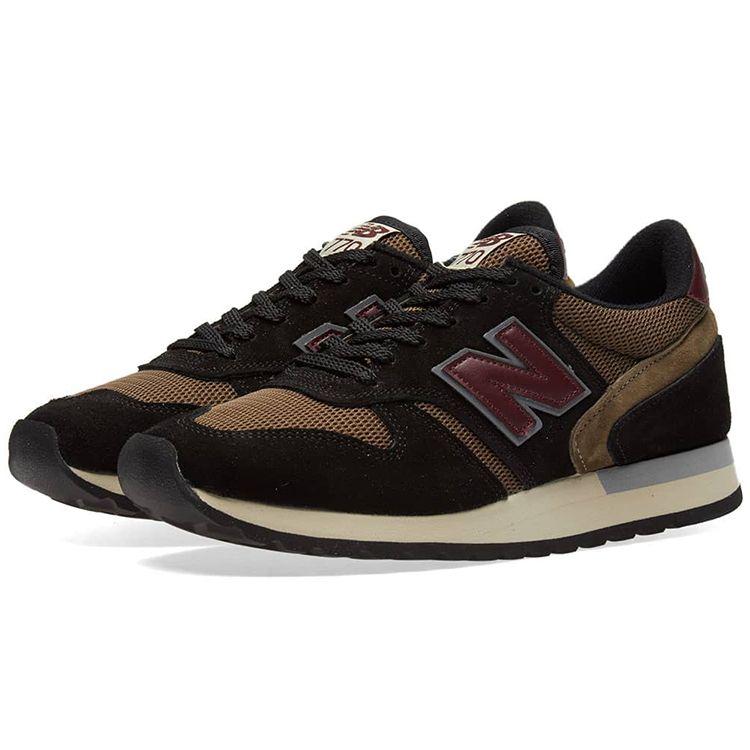 New Balance Nb 770 Low Top Running Shoes Men Sneakers Black Brown M770KGR